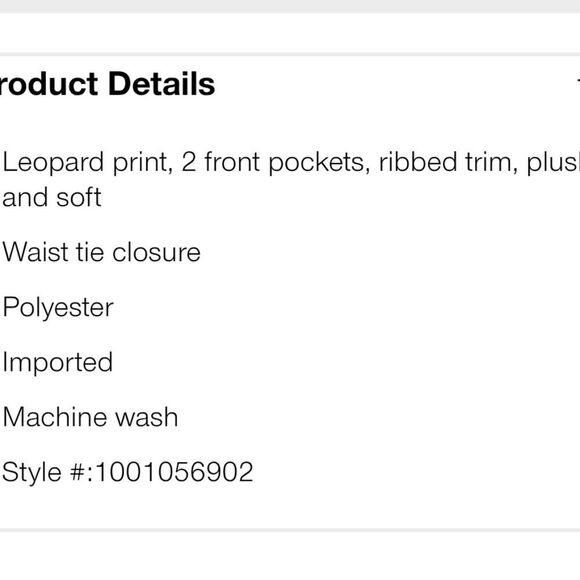 Cupcakes & Cashmere Leopard Print Long L/S Robe - Picture 6 of 6